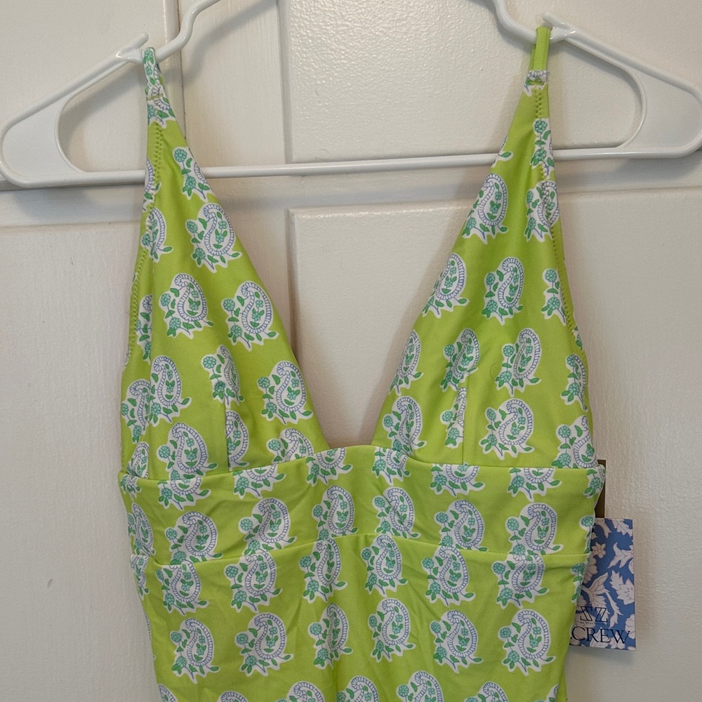 NWT J.Crew x SZ Blockprints One Piece Swimsuit - Picture 2 of 6